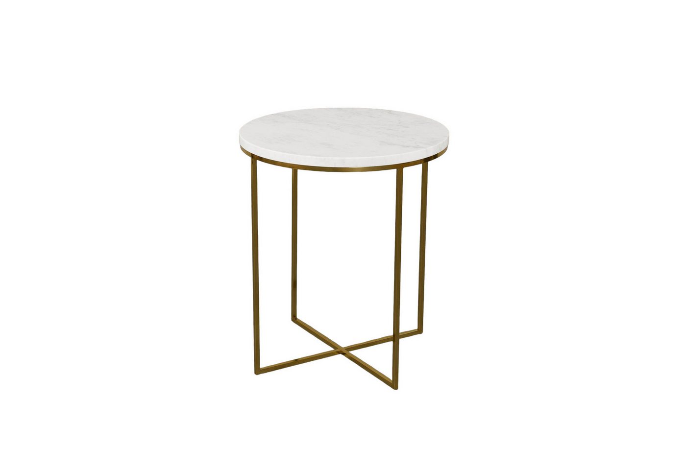 MAGNA Atelier Beistelltisch PORTO mit Marmor Tischplatte, Side Table, Naturstein, nachhaltig, 38x50cm von MAGNA Atelier