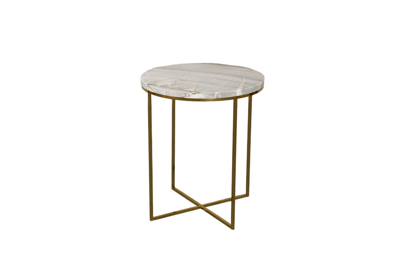 MAGNA Atelier Beistelltisch PORTO mit Marmor Tischplatte, Side Table, Naturstein, nachhaltig, 38x50cm von MAGNA Atelier