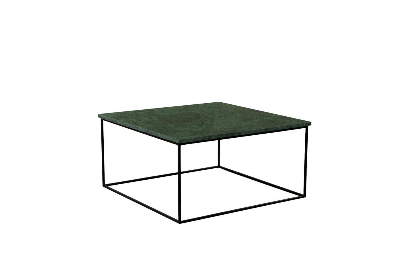 MAGNA Atelier Couchtisch AARHUS Coffee Table aus Marmor, Wohnzimmer Tisch eckig, Metallgestell, 80x80x40cm von MAGNA Atelier