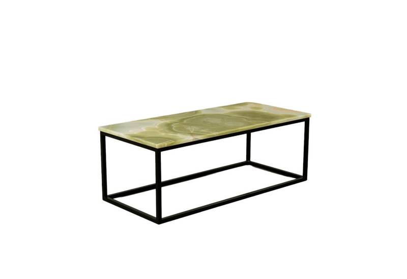 MAGNA Atelier Couchtisch GÖTEBORG aus ECHTEM MARMOR, Wohnzimmertisch, Coffee Table Naturstein, Metallgestell, 110x50x40cm von MAGNA Atelier