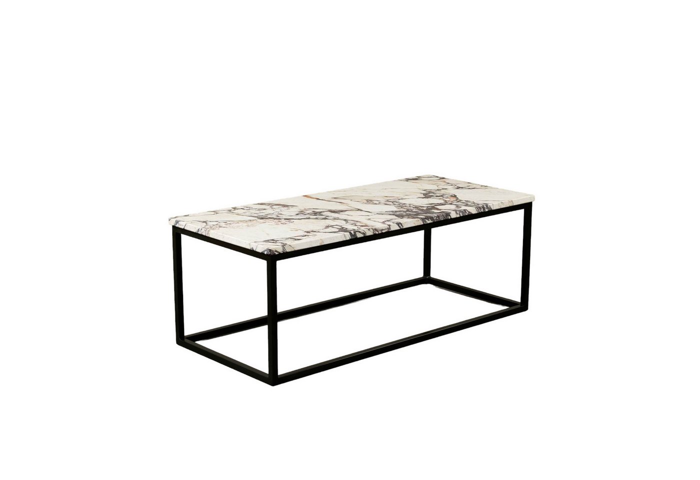 MAGNA Atelier Couchtisch GÖTEBORG mit Marmor Tischplatte, Wohnzimmertisch, Coffee Table Naturstein, Metallgestell, 110x50x40cm von MAGNA Atelier