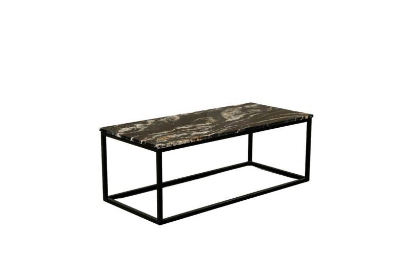 MAGNA Atelier Couchtisch GÖTEBORG aus ECHTEM MARMOR, Wohnzimmertisch, Coffee Table Naturstein, Metallgestell, 110x50x40cm von MAGNA Atelier
