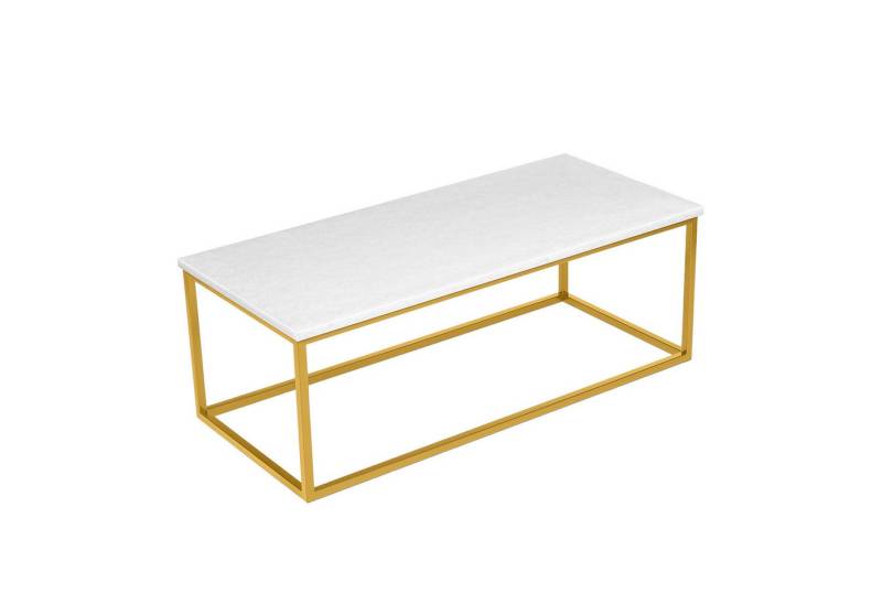 MAGNA Atelier Couchtisch GÖTEBORG aus RECYCELTEN GLASSCHERBEN, nachhaltiger Wohnzimmertisch, Metallgestell, 110cmx50cmx40cm von MAGNA Atelier