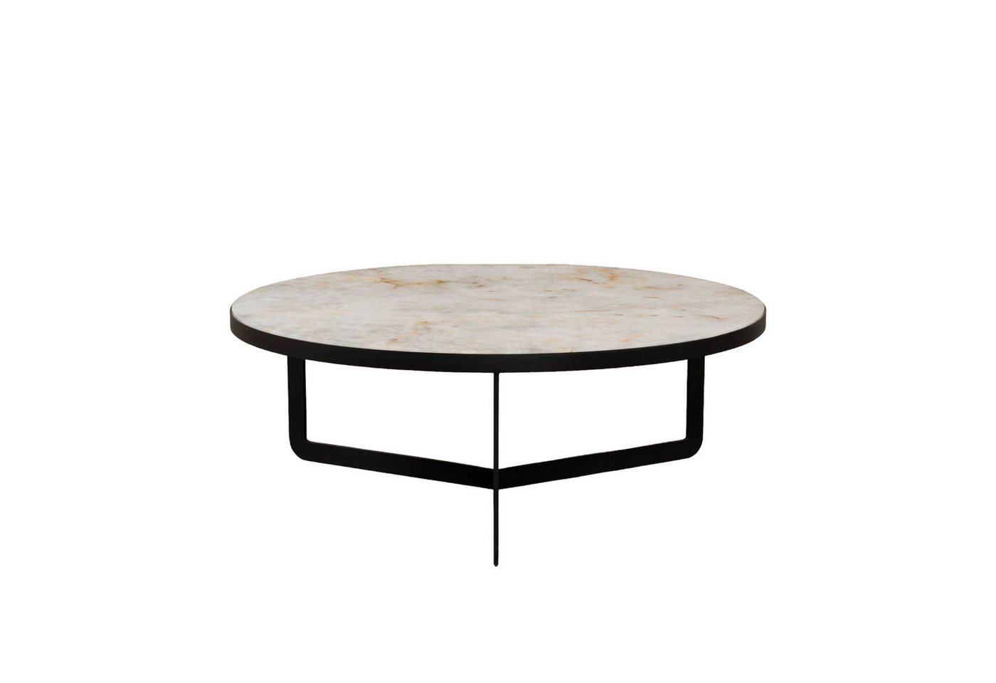 MAGNA Atelier Couchtisch OSAKA mit exklusivem Marmor, Wohnzimmertisch, rund, Coffee Table, 96x35cm von MAGNA Atelier