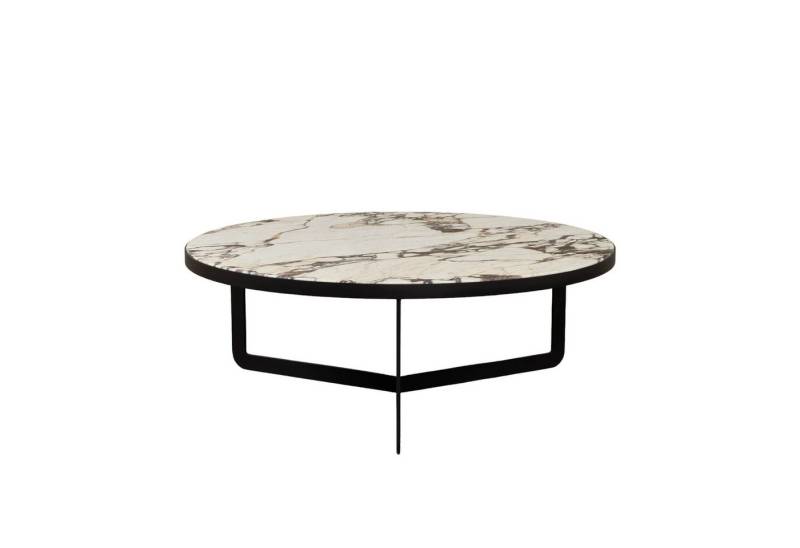 MAGNA Atelier Couchtisch OSAKA mit exklusivem Marmor, Wohnzimmertisch, rund, Coffee Table, 96x35cm von MAGNA Atelier