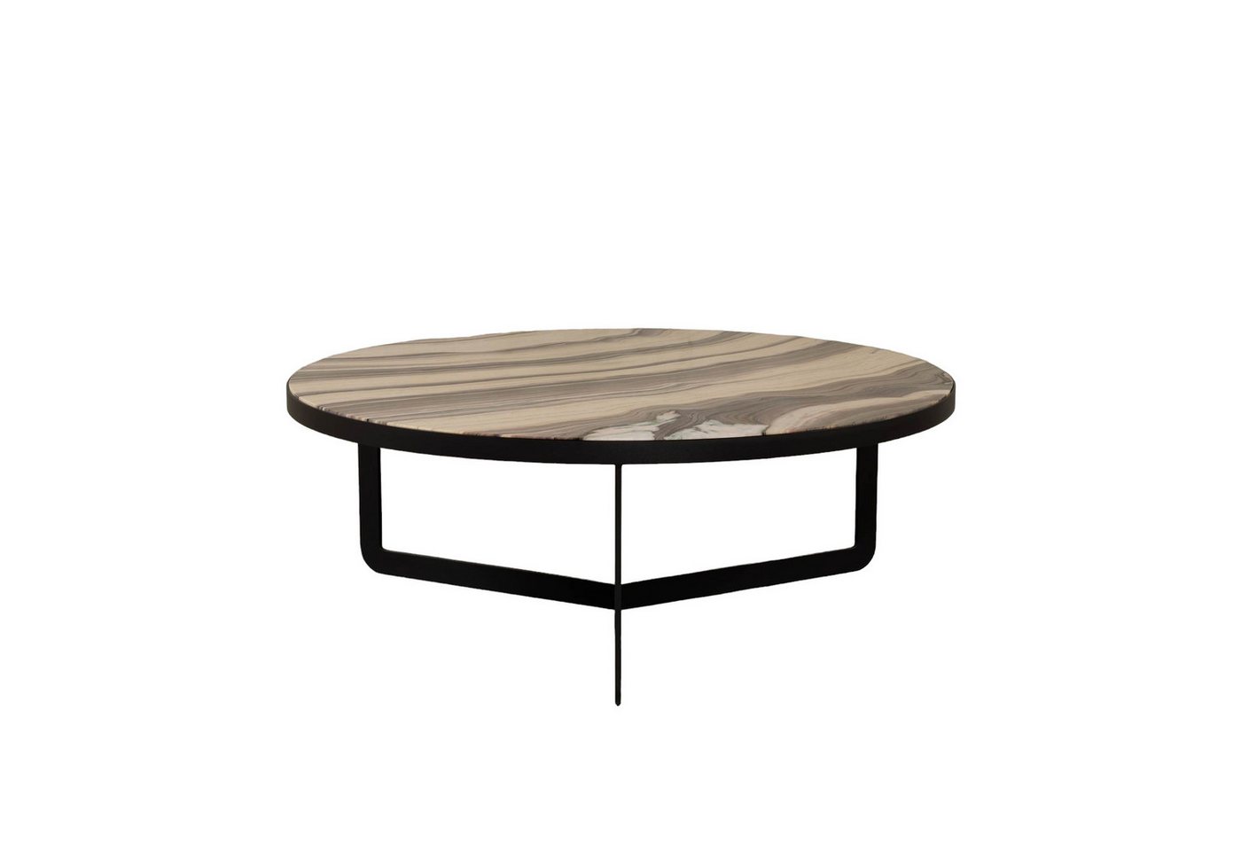 MAGNA Atelier Couchtisch OSAKA mit exklusivem Marmor, Wohnzimmertisch, rund, Coffee Table, 96x35cm von MAGNA Atelier