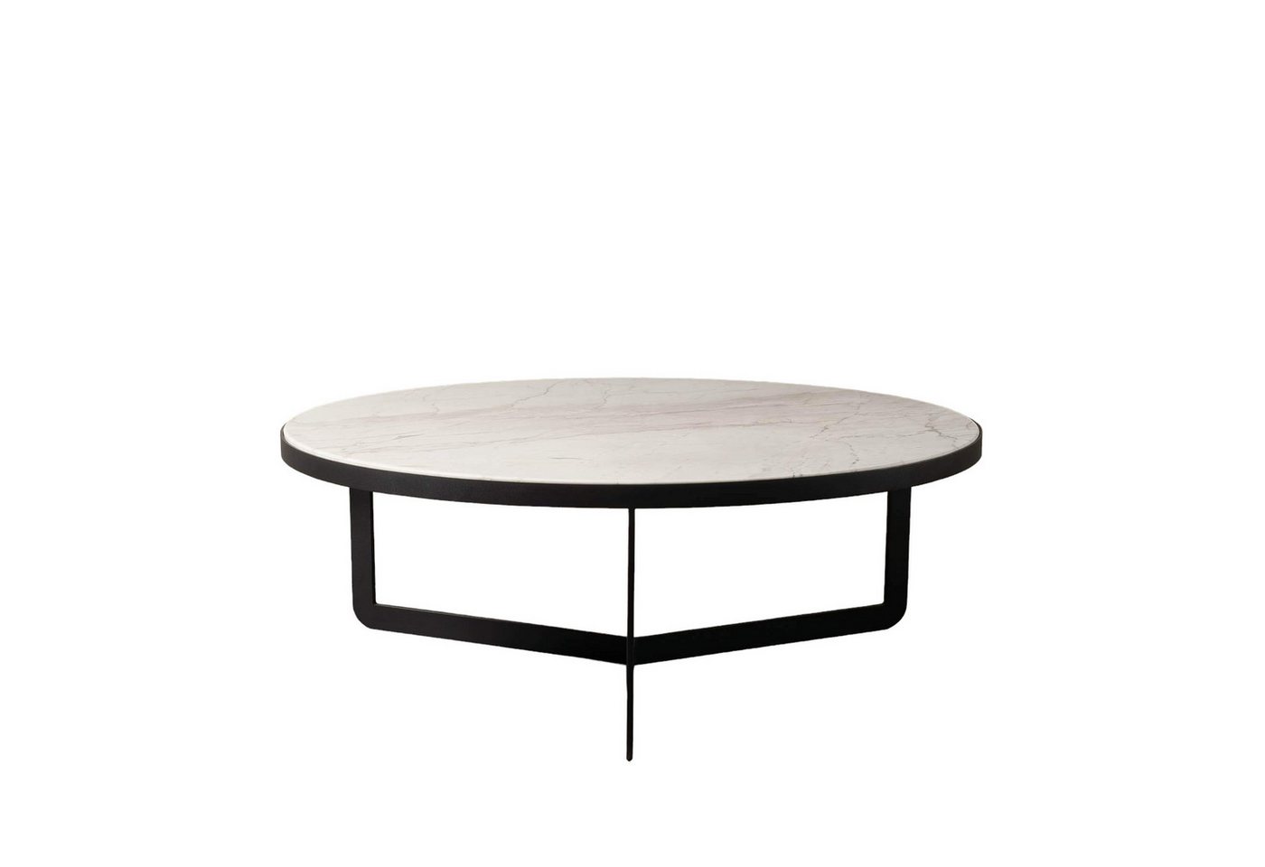 MAGNA Atelier Couchtisch OSAKA mit Marmor Tischplatte, Wohnzimmertisch, Naturstein, Coffee Table, Metallgestell, 96x35cm von MAGNA Atelier