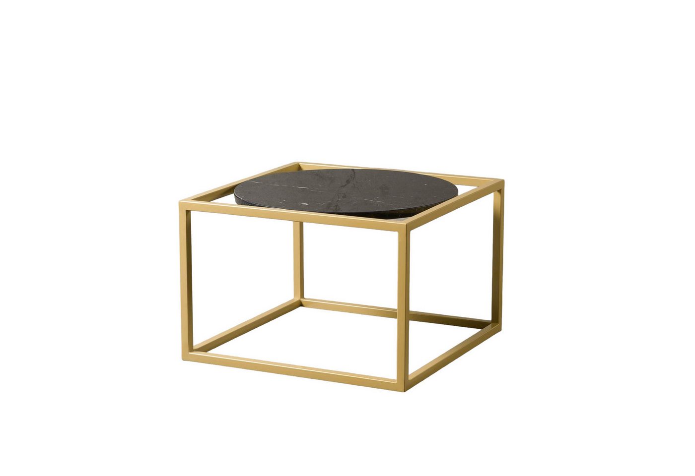 MAGNA Atelier Couchtisch PALERMO mit Marmor Tischplatte, Wohnzimmertisch, nachhaltig, Naturstein, Coffee Table, 54x54x36cm von MAGNA Atelier