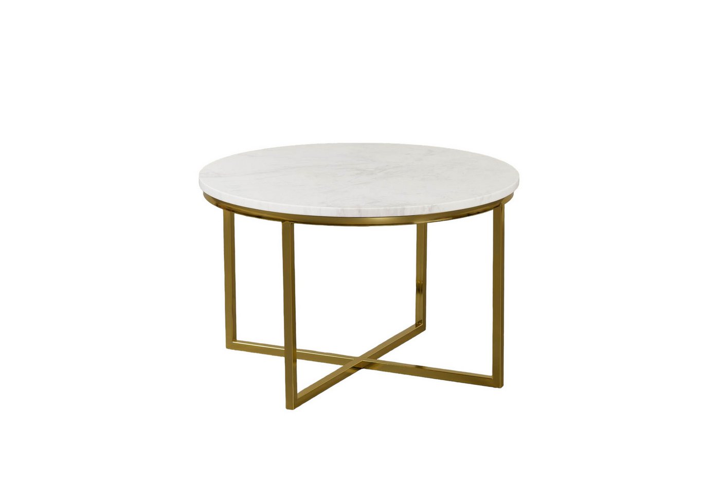 MAGNA Atelier Couchtisch SEATTLE mit Marmor Tischplatte, Coffee Table, Wohnzimmertisch, Naturstein Sofatisch, 71x45cm von MAGNA Atelier