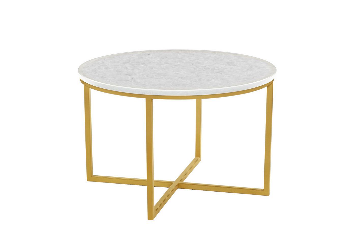 MAGNA Atelier Couchtisch SEATTLE aus recycelten Glasflaschen, Sofatisch, Coffee Table, nachhaltig, Wohnzimmertisch, 71x71x45cm von MAGNA Atelier