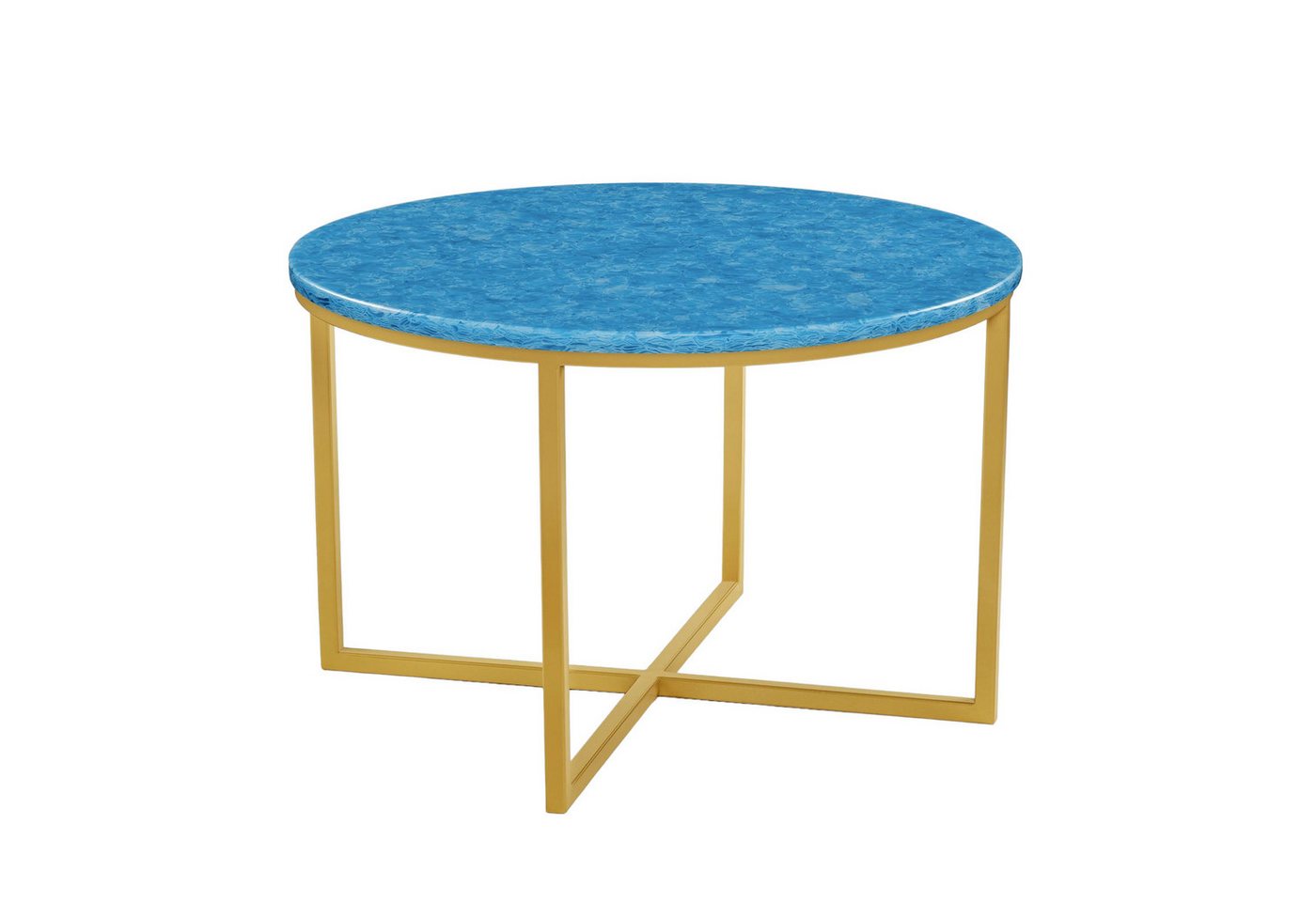 MAGNA Atelier Couchtisch SEATTLE aus recycelten Glasflaschen, Sofatisch, Coffee Table, nachhaltig, Wohnzimmertisch, 71x71x45cm von MAGNA Atelier