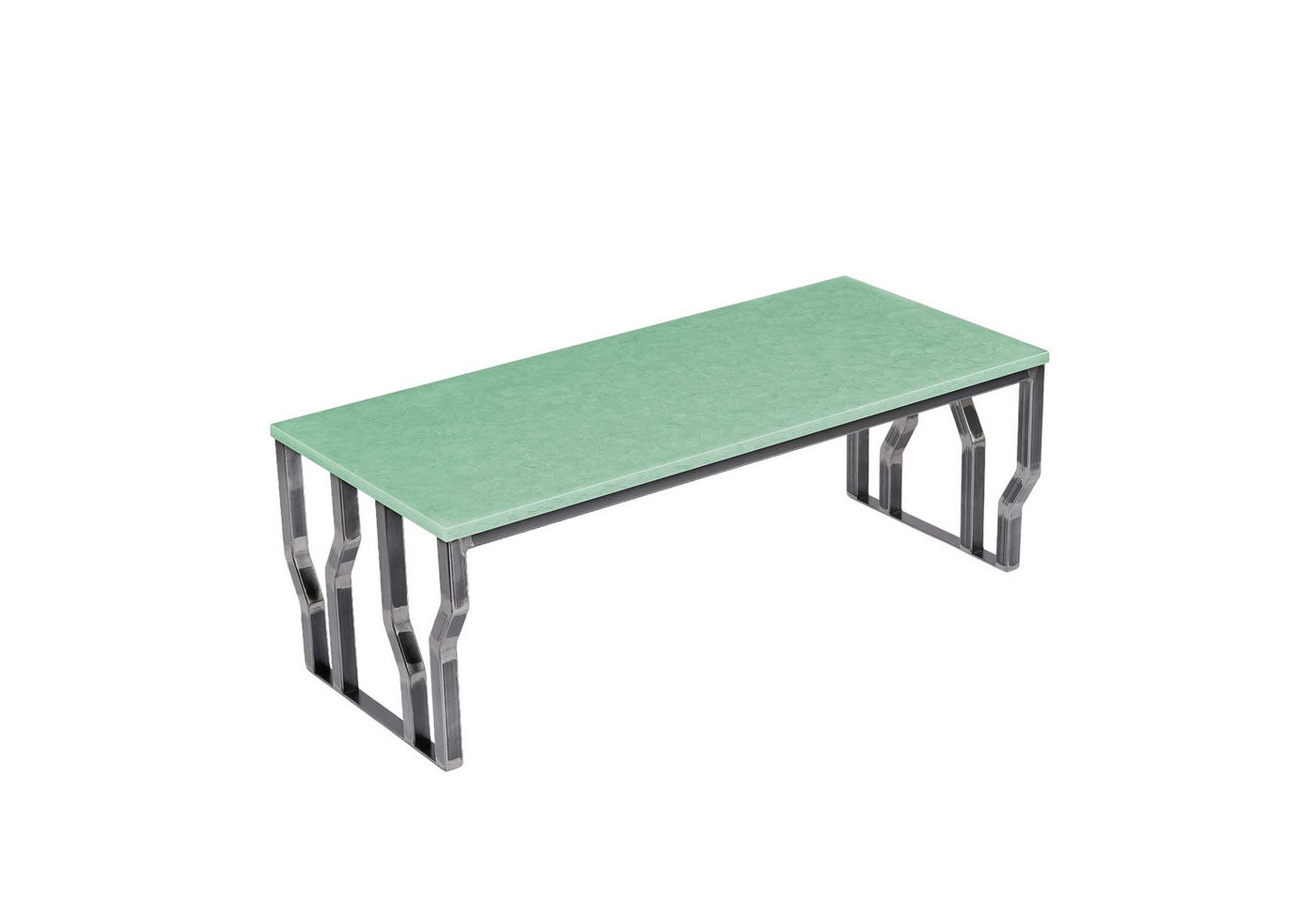 MAGNA Atelier Couchtisch SILICON VALLEY aus recycelten Glasflaschen, Sofatisch, nachhaltiger Wohnzimmertisch, Coffee Table, 110x50x40cm von MAGNA Atelier