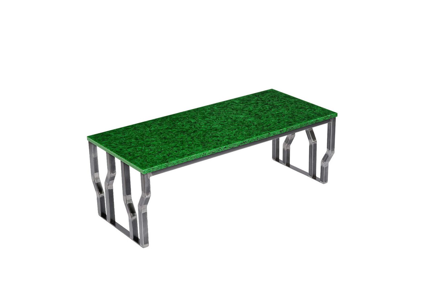 MAGNA Atelier Couchtisch SILICON VALLEY aus recycelten Glasflaschen, Sofatisch, nachhaltiger Wohnzimmertisch, Coffee Table, 110x50x40cm von MAGNA Atelier