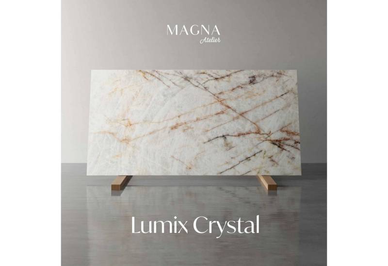 MAGNA Atelier Esstisch BERGEN OVAL aus ECHTEM MARMOR, ovaler Esstisch, Metallgestell, Exclusive Line, 200x100x75cm von MAGNA Atelier