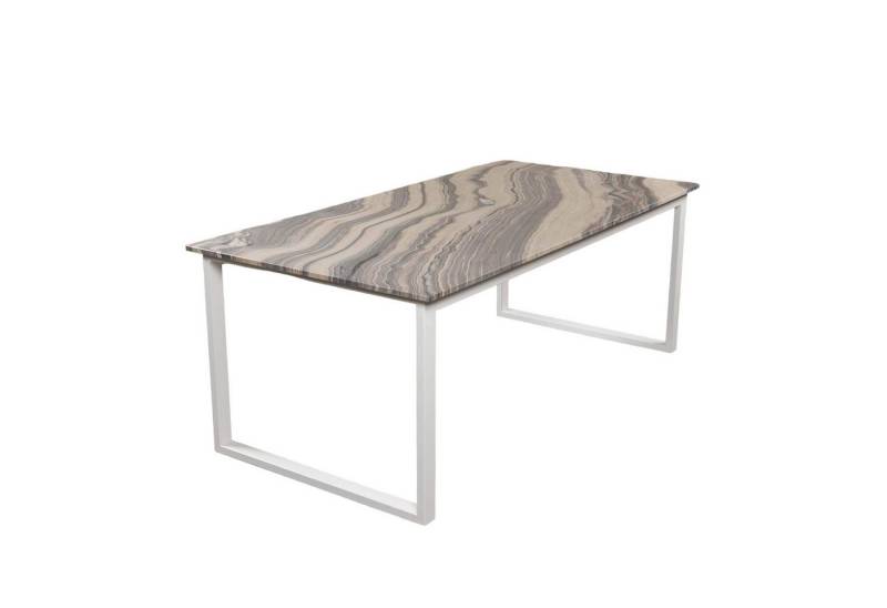 MAGNA Atelier Esstisch BERGEN aus ECHTEM MARMOR, Esstisch eckig, Metallgestell, Exclusive Line, 200x100x75cm von MAGNA Atelier