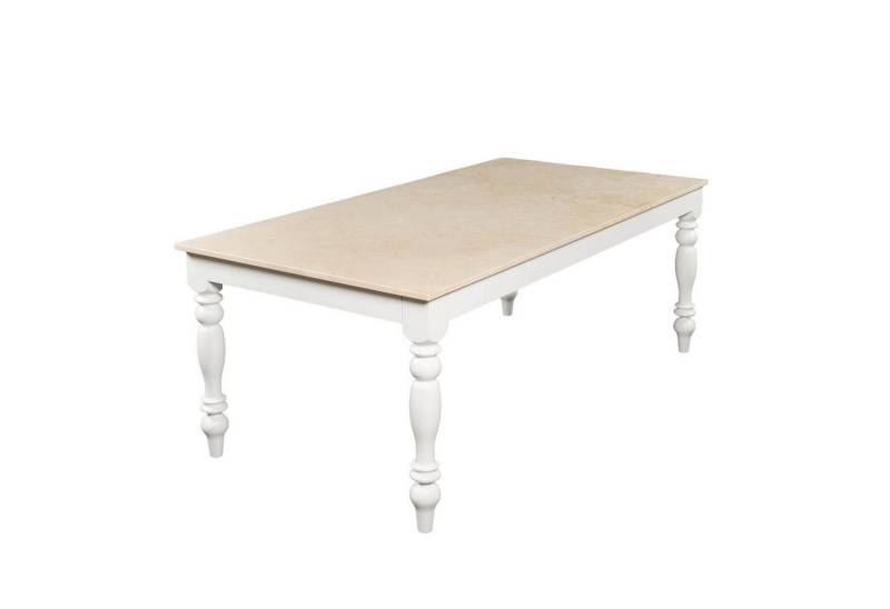 MAGNA Atelier Esstisch LOUISIANA aus ECHTEM MARMOR, Küchentisch eckig, Eichenholz, Naturstein, 160x80x75cm von MAGNA Atelier