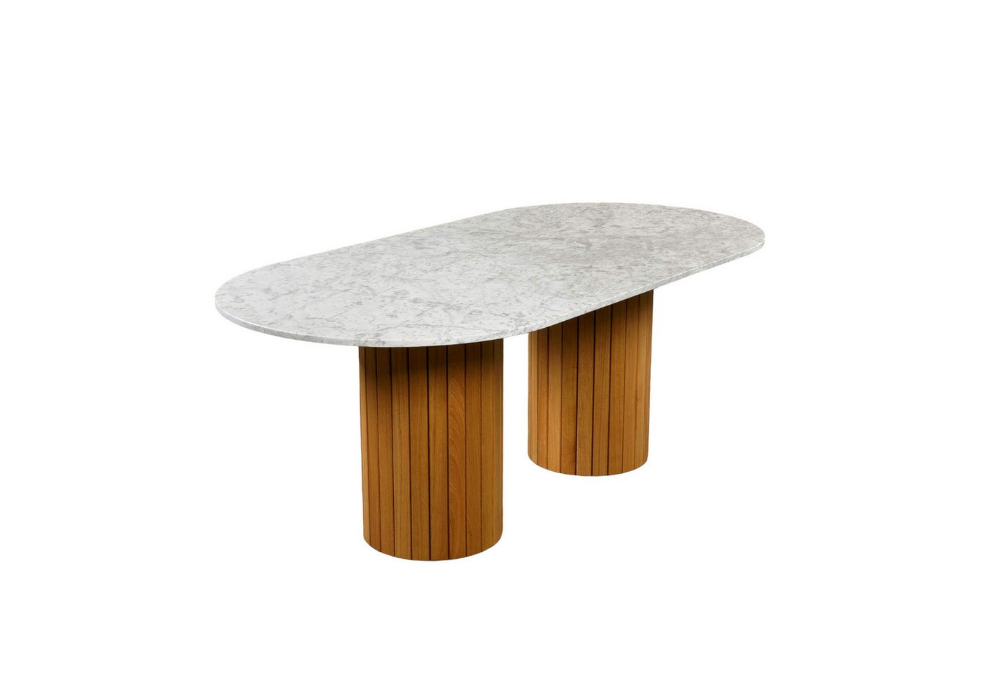 MAGNA Atelier Esstisch Montana mit Marmor Tischplatte, Esstisch, Eichenholz Gestell, Küchentisch, 200x100x76cm von MAGNA Atelier