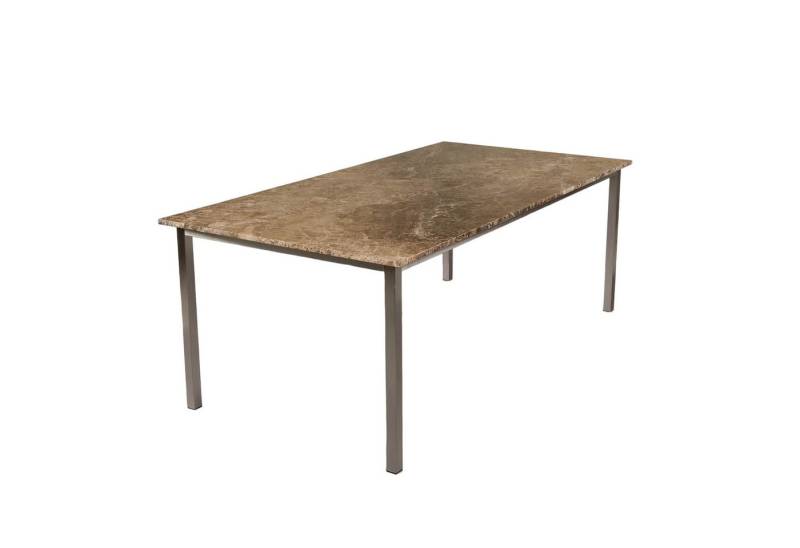 MAGNA Atelier Esstisch SAPPORO mit Marmor Tischplatte, Küchentisch, Naturstein, Dining Table, nachhaltig, 200x100x75cm von MAGNA Atelier