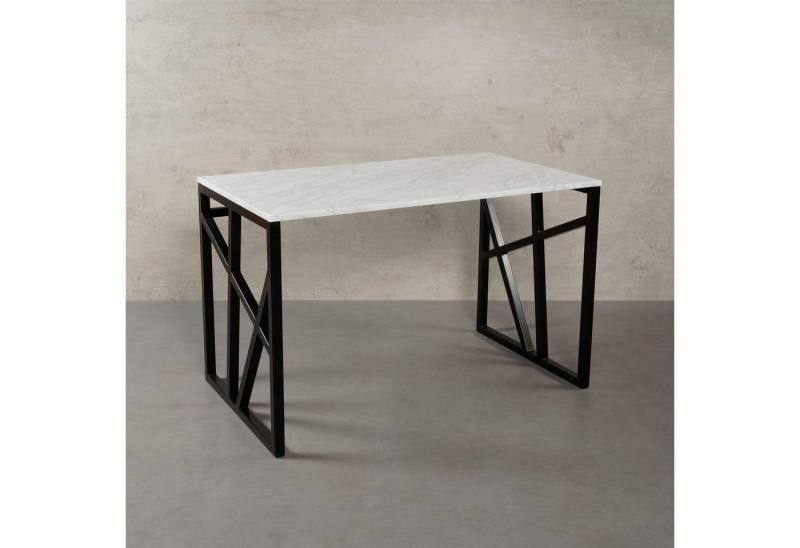 MAGNA Atelier Schreibtisch Pittsburgh Marmor Schreibtisch, Industrielles Design, nachhaltige Materialien von MAGNA Atelier