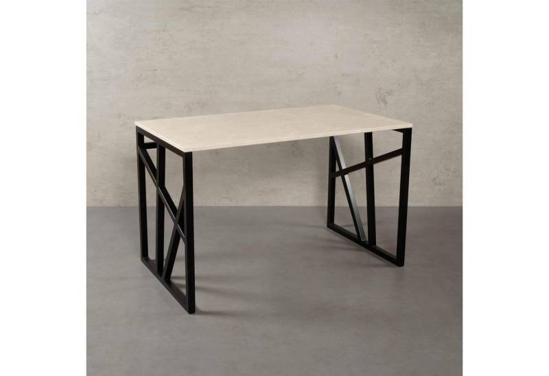 MAGNA Atelier Schreibtisch Pittsburgh Marmor Schreibtisch, Industrielles Design, nachhaltige Materialien von MAGNA Atelier