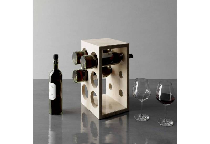 MAGNA Atelier Weinregal Cape Town Marmor Weinregal, Einzelstück, Hergestellt aus massivem Naturstein von MAGNA Atelier