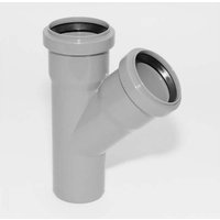 Ht Abzweig mit Muffe und Gummidichtungen HT-Rohr dn 40/40 45° htea von MAGNAPLAST
