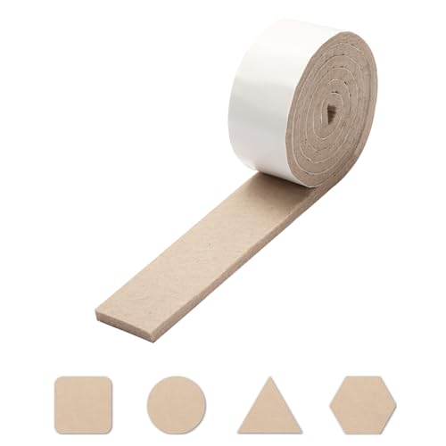 Weiche Filzstreifen Selbstklebend 5mm – Zuschneidbare Möbelgleiter Rolle 1m x 3cm – Für leichtes Gleiten auf Parkett & Fliesen – Geräuscharm & Bodenfreundlich – Beige Weiche Filzstreifen Selbstklebend 5mm – Zuschneidbare Möbelgleiter Rolle 1m x 3cm – Für leichtes Gleiten auf Parkett & Fliesen – Geräuscharm & Bodenfreundlich – Beige von MAGOSIS