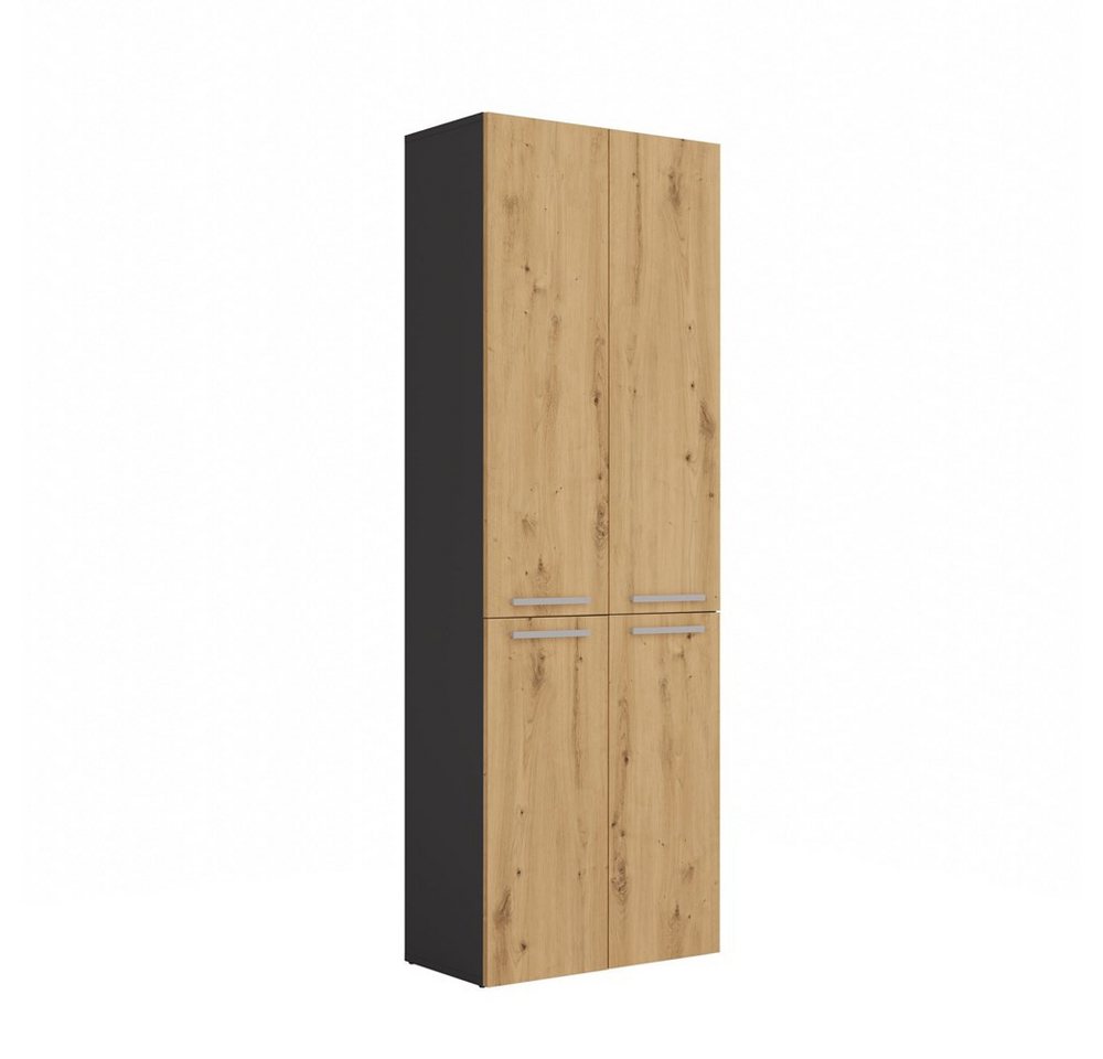 MAGOWA Badkommode Badezimmerschrank NEL 2 mit Türen & Körben, in verschiedenen Farben (Höhe: 174 cm - Breite: 60 cm - Tiefe: 30 cm), In mehreren modernen Farbvarianten wählbar von MAGOWA