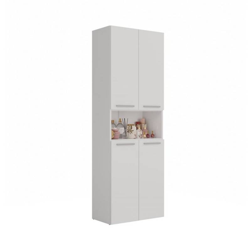 MAGOWA Badkommode Badezimmerschrank NEL 2 mit Türen & Körben, in verschiedenen Farben (Höhe: 174 cm - Breite: 60 cm - Tiefe: 30 cm), In mehreren modernen Farbvarianten wählbar von MAGOWA