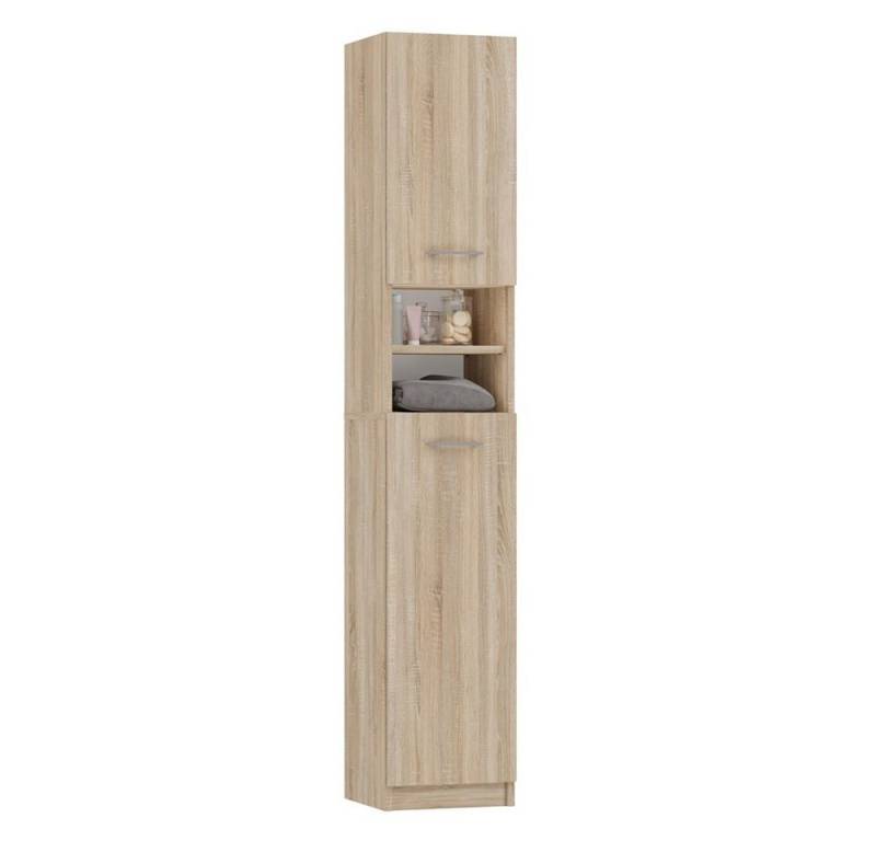 MAGOWA Badkommode Moderner Badezimmerschrank MARBELA - Säulenregal (auch kombinierbar im Set), Schlank & platzsparend - nur 32 cm breit von MAGOWA