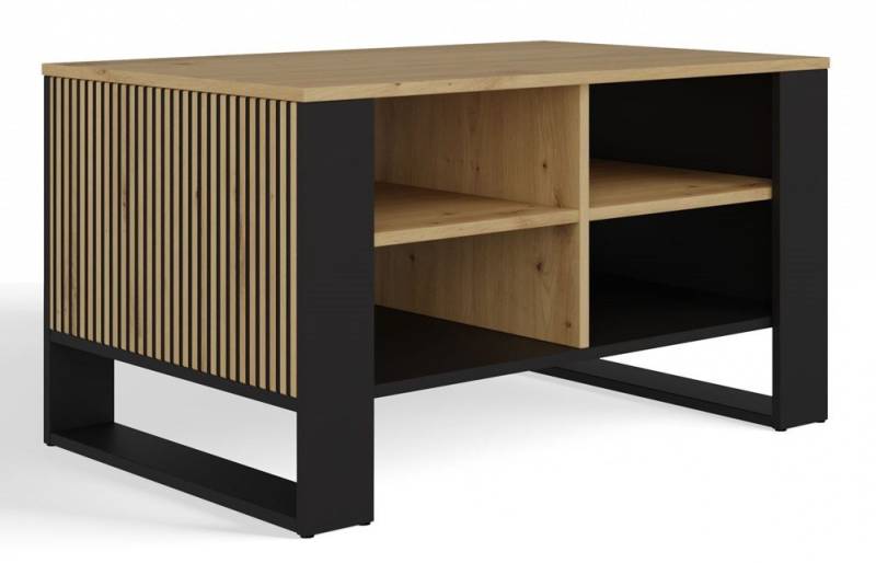MAGOWA Couchtisch Moderner Couchtisch / Bank – Serie MODERN in Artisan Eiche / Schwarz (1 Tisch), unterschiedliche Ausführungen von MAGOWA