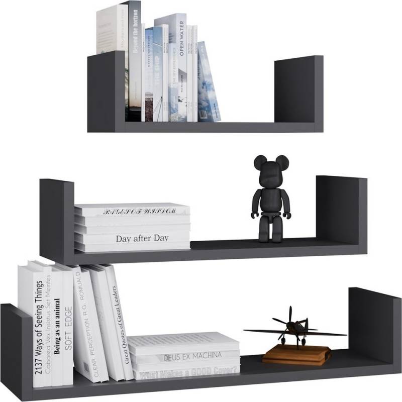 MAGOWA Hängeregal Wandregal-Set MOBI – 3 moderne Wandregale, 3 er Set von MAGOWA