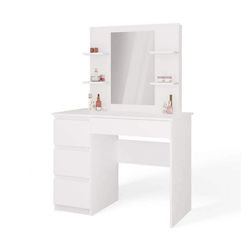 MAGOWA Schreibtisch MIJAS Schreibtisch – flexibel links oder rechts aufbaubar (1 Tisch), ideal für Homeoffice, Jugendzimmer und kleine Räume von MAGOWA