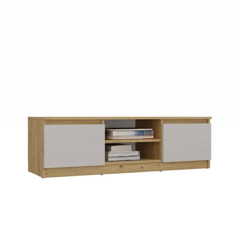 MAGOWA TV-Schrank MODERNER TV-SCHRANK / TV-STÄNDER – MODELL 120 CM (1er Set) von MAGOWA