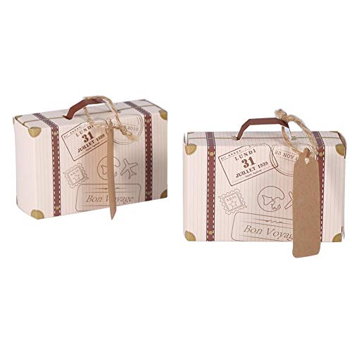 MAGT Karton Geschenkboxen, 50 Stück/Set Mini Koffer Süßigkeiten Box Tragbare Geschenkbox Elegante Geschenkschachtel für Hochzeit Party Geburtstag MAGT Karton Geschenkboxen, 50 Stück/Set Mini Koffer Süßigkeiten Box Tragbare Geschenkbox Elegante Geschenkschachtel für Hochzeit Party Geburtstag von MAGT