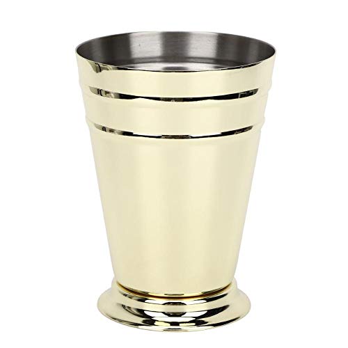 MAGT Cocktail Tasse, 400ML Hochwertige Edelstahl Cocktail Becher für Mojito Mint Julep Mixgetränke Getränke Home Bar Trinken(Gold) von MAGT