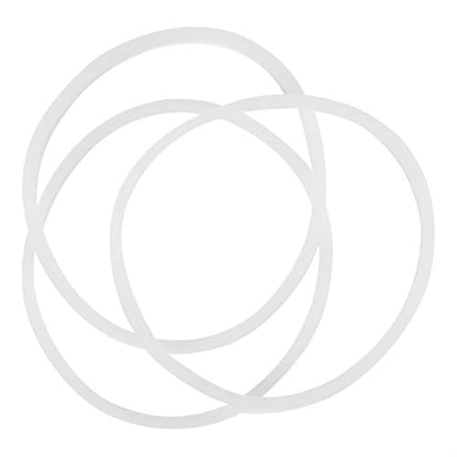 MAGT Dichtungsring Ersatz, 3 Stück Mixer Dichtung Ersatz Entsafter Gummidichtring Ersatzteile für Magic Bullet Wohnung/ Kreuz Klinge (3 Stück) von MAGT