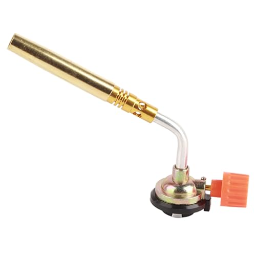 MAGT Gasbrenner, Edelstahl Kupfer Flambierbrenner Butangas Brenner Handzündung Küchenbrenner Flammenwerfer Brenner für Kochen Camping Grill von MAGT