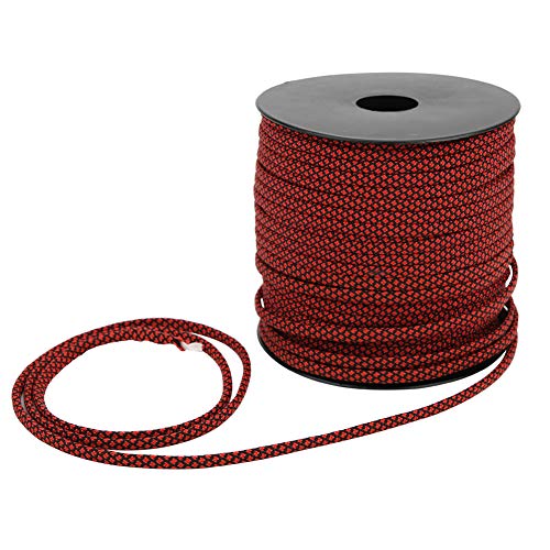 MAGT Paracord 50m Rot, 50M 4MM Dickes 7 Core Paracord Rescue Bindezelt Lanyard Campingseil für das Weben von Armbändern im Freien(rot) von MAGT