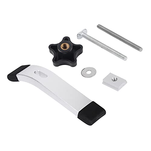 MAGT T-Nut Schnellspanneklemmen Set, Metall Niederhalter Schnellspanner Klemmen für T-Nut Schiene T-Track Holzbearbeitung 8mm Gewinde (Whole Set) von MAGT