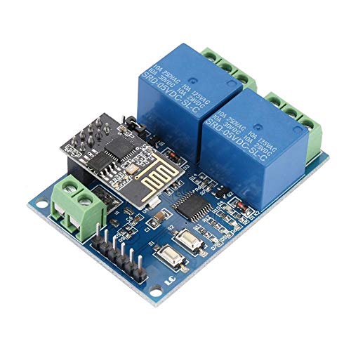 MAGT WiFi Relay, 5V Esp8266 Dual Channel WiFi Relaismodul IOT Smart Home Phone APP Fernschalter WiFi Drahtlose Relay Hochleistungs-Mikroprozessor STM8S103 MAGT WiFi Relay, 5V Esp8266 Dual Channel WiFi Relaismodul IOT Smart Home Phone APP Fernschalter WiFi Drahtlose Relay Hochleistungs-Mikroprozessor STM8S103 von MAGT