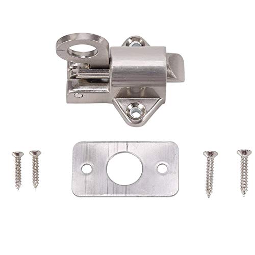 Window Latch Spring Lock Gates Latch Lock Riegelschloss, MAGT Riegel Aluminium Sicherheitsring Spring Bounce Door Latch Lock Hochwertiges Sicherheitsschloss For Window Gate von MAGT