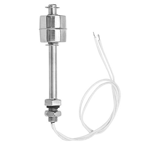 Wasserstandsensor, Wasserstandsensor, Schwimmerschalter für Flüssigkeitsstandssensor, Edelstahl, MAGT 0, 220 V, für Pool, 100 mm für die meisten Stromquellen Silber von MAGT