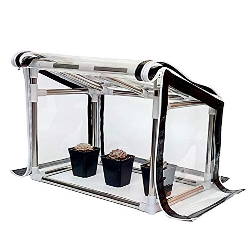 MAHFEI Mini Gewächshaus Tischplatte, Gewächshaus Balkon Gewächshaus Klein Tragbar Pflanzen Winterschutz Zelt Pflanzenwachstumshaus Klare PVC-Abdeckung Schrägdachdesign MAHFEI Mini Gewächshaus Tischplatte, Gewächshaus Balkon Gewächshaus Klein Tragbar Pflanzen Winterschutz Zelt Pflanzenwachstumshaus Klare PVC-Abdeckung Schrägdachdesign von MAHFEI- Sichtschutznetz Sonnensegel
