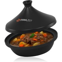 Mahlzeit gusseiserne Tagine Ø 25 cm Tajine Topf mit Deckel für Induktion von MAHLZEIT