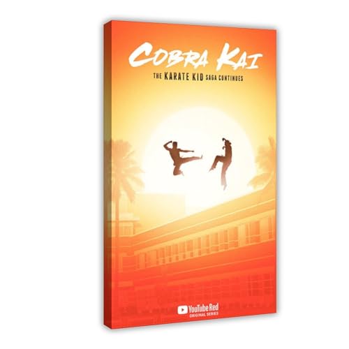 Cobra Kai Staffel 2 – Filmposter Leinwand Poster Wandkunst Dekor Druck Bild Gemälde für Wohnzimmer Schlafzimmer Dekoration Rahmenstil 20 x 30 cm Cobra Kai Staffel 2 – Filmposter Leinwand Poster Wandkunst Dekor Druck Bild Gemälde für Wohnzimmer Schlafzimmer Dekoration Rahmenstil 20 x 30 cm von MAHWER