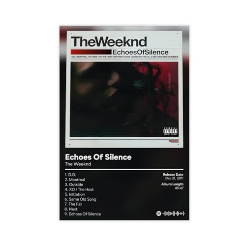 Echoes Of Silence – Musikalbum-Poster, Leinwand, Poster, Schlafzimmer, Dekoration, Sport, Landschaft, Büro, Raumdekoration, Geschenk, ungerahmt, 40 x 60 cm von MAHWER