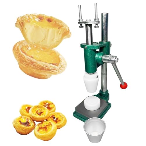 Egg Tart Shell Making Machine - Egg Tart Pressing Machine for Baking Tarte Pie Waffle Shells, Custard Tart Shell Molding Forming Tool(SN6024) von MAHWER