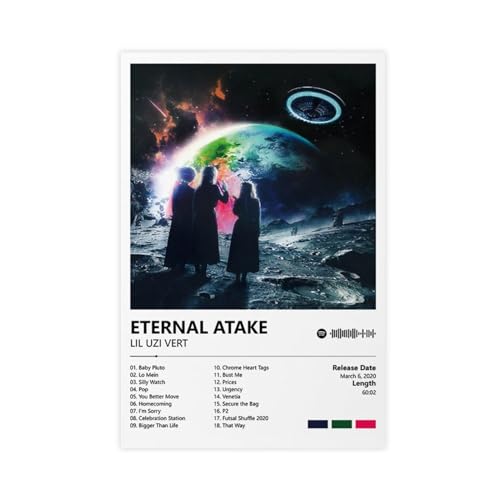 Eternal Atake – Musikposter auf Leinwand, Poster, Wandkunst, Dekordruck, Bild, Gemälde für Wohnzimmer, Schlafzimmer, Dekoration, ungerahmt, 40 x 60 cm Eternal Atake – Musikposter auf Leinwand, Poster, Wandkunst, Dekordruck, Bild, Gemälde für Wohnzimmer, Schlafzimmer, Dekoration, ungerahmt, 40 x 60 cm von MAHWER