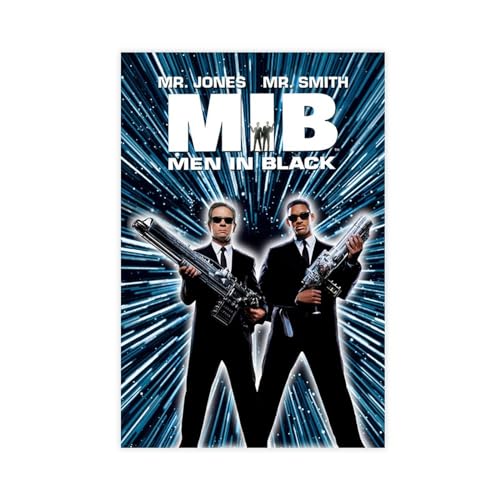 Filmposter "Men in Black", Leinwand-Poster, Wandkunst, Dekor, Bild, Gemälde für Wohnzimmer, Schlafzimmer, Dekoration, ungerahmt, 30 x 45 cm von MAHWER